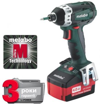 Акумуляторний ударний гайковерт Metabo SSD 18 LTX 200