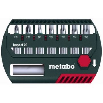 Набор ударных бит Metabo Impact 29 мм, 8 предметов