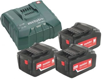 Базовый комплект Metabo 5.2 Ач, 18 В ASC Ultra