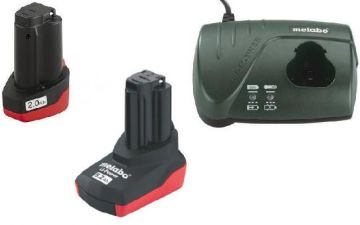 Базовый комплект Metabo 10.8 В, 2,0 Ач + 5,2 Ач