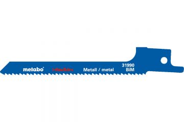 Сабельное полотно для фигурных резов Metabo Flexible Metal 100 мм, 5 шт