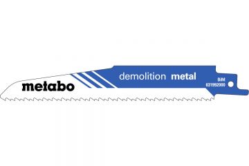 Сабельное полотно Metabo Demolition Metal 150x1.6 мм, 5 шт