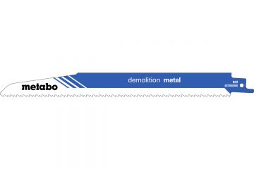 Сабельное полотно Metabo Demolition Metal 225 мм, 5 шт
