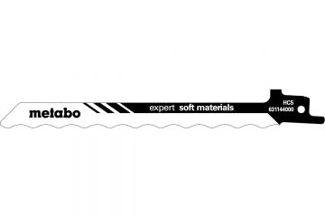 Сабельное полотно Metabo Expert Soft Materials 150 мм, 2 шт