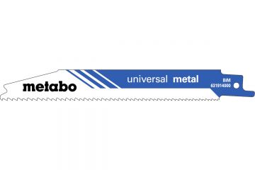 Шабельне полотно Metabo Universal Metal 150 мм, 5 шт