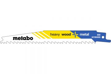 Шабельне полотно Metabo Heavy Wood and Metal 150 мм, 5-8 TPI, 5 штук