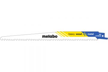 Сабельное полотно Metabo Heavy Wood and Metal 225 мм, 5 шт