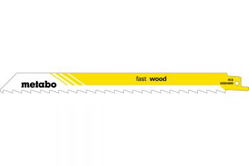 Сабельное полотно Metabo Fast Wood 225 мм, 2 шт