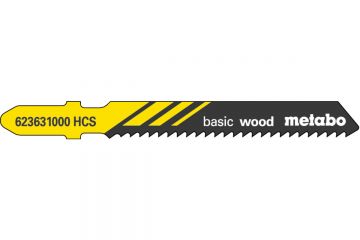 Лобзиковое полотно Metabo Basic Wood T 119 B, 5 шт
