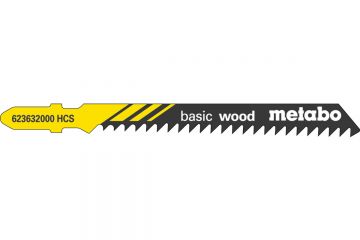 Лобзиковое полотно Metabo Basic Wood T 111 C, 25 шт