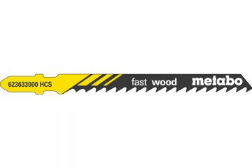 Лобзиковое полотно Metabo Fast Wood T 144 D, 25 шт
