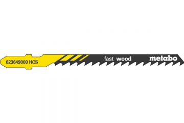 Лобзикове полотно Metabo Fast Wood T 244 D, 5 шт