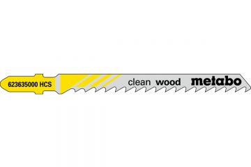 Лобзиковое полотно Metabo Clean Wood T 101 D, 25 шт