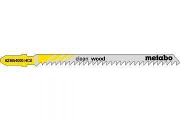 Лобзикове полотно Metabo Clean Wood T 301 CD, 5 шт