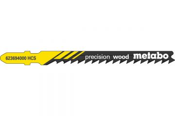 Лобзиковое полотно Metabo Precision Wood T 144 DP, 5 шт