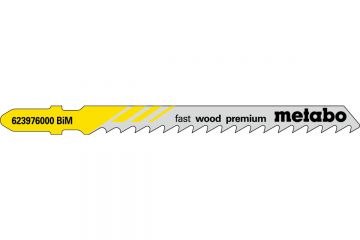 Лобзиковое полотно Metabo Fast Wood Premium T 144 DF, 5 шт
