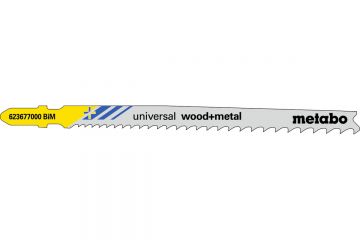 Лобзикове полотно Metabo Universal Wood and Metal T 345 XF, 25 шт
