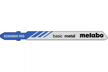 Лобзиковое полотно Metabo Basic Metal T 118 G, 5 шт