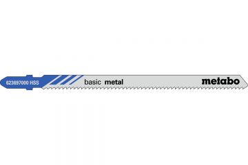 Лобзиковое полотно Metabo Basic Metal T 318 B, 5 шт