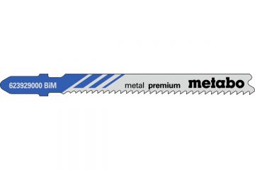 Лобзиковое полотно c прогрессивным зубом Metabo Metal Premium T 118 BF, 5 шт