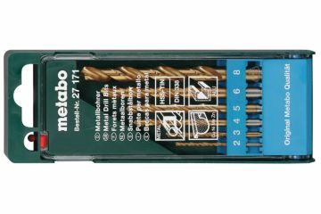 Набір свердел по металу Metabo HSS-TiN 6 предметів