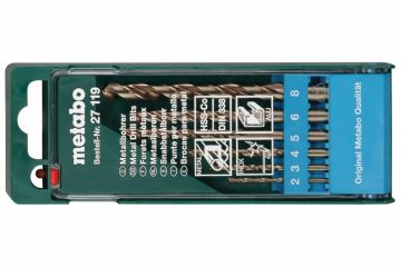 Набір свердел по металу Metabo HSS-Co 6 предметів