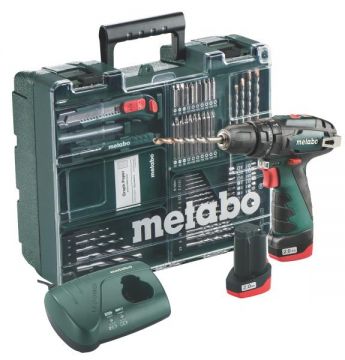 Акумуляторний ударний шуруповерт Metabo PowerMaxx SB Basic Set