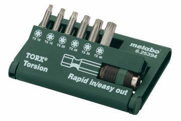 Набір біт Metabo Torsion Torx 7 предметів