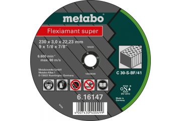 Відрізний диск по каменю Metabo Flexiamant Super C 30-S, 125 мм