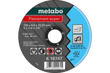 Зачистной круг Metabo Flexiamant Super Inox A 32-O, 125 мм