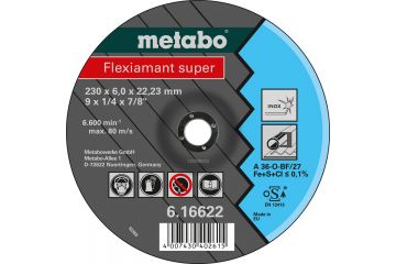 Зачистной круг Metabo Flexiamant Super Inox A 32-O, 230 мм