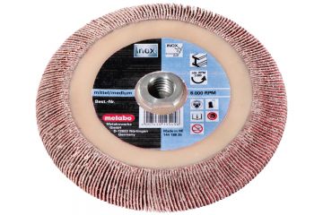 Пластинчатый шлифовальный круг Metabo Flexiamant Super P 60, 125 мм