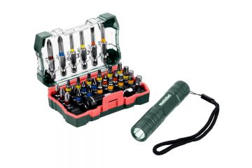 Набор бит Metabo Bit box 29 предмета + кармнный фонарь