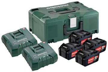 Базовий комплект Metabo 4x5.2 Ач, 18 В 2xASC Ultra + MetaLoc