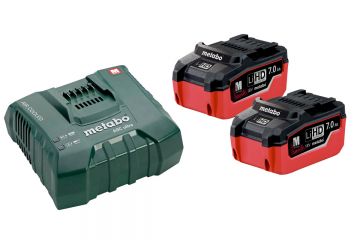 Базовий комплект Metabo LiHD 2x7.0 Аг + 1x ASC Ultra