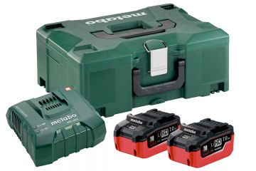 Базовий комплект Metabo LiHD 2x7.0 Аг + 1x ASC Ultra + MetaLoc