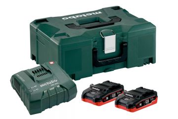 Базовий комплект Metabo LiHD 2x3.5 Аг + 1x ASC Ultra + MetaLoc