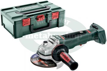 Аккумуляторная болгарка Metabo WPB 18 LTX BL 125 Quick Каркас MetaBox