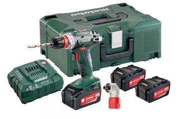 Акумуляторний шуруповерт Metabo BS 18 Quick Set 3x4.0 Аг