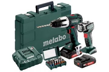 Акумуляторний ударний шуруповерт Metabo SB 18 LT Set