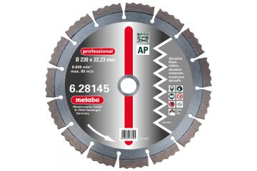 Алмазный круг Metabo Professional AP 230x2.5x22.23 мм