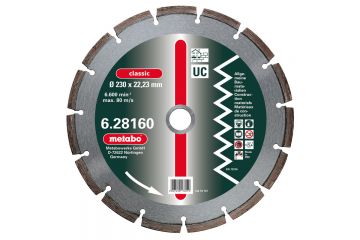 Алмазний універсальний диск Metabo Classic UC 150x2.15x22.23 мм
