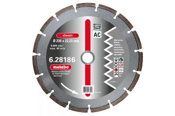 Алмазний диск Metabo Classic AC 230x2.5x22.23 мм