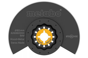 Сегментоване пильне полотно по дереву та металу Metabo Starlock BIM 85 мм