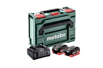 Базовий комплект Metabo LiHD 2x8.0 Аг + 1x ASC 145 + MetaBox