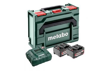Базовий комплект Metabo  Li-Power 2x2.0 Аг + MetaBox