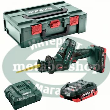 Акумуляторна шабельна пила Metabo SSE 18 LTX Compact LiHD 2x4.0 Аг
