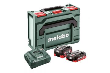 Базовий комплект Metabo LiHD 1x4.0 Аг + 1x5.5 Аг + 1x ASC 55 + MetaBox