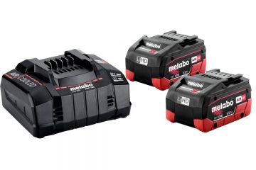 Базовый комплект Metabo LiHD 2x5.5 Ач + 1x ASC 145