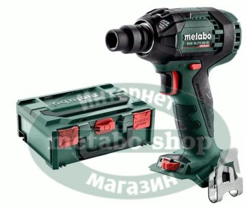 Аккумуляторный ударный гайковерт Metabo SSW 18 LTX 300 BL каркас MetaBox
